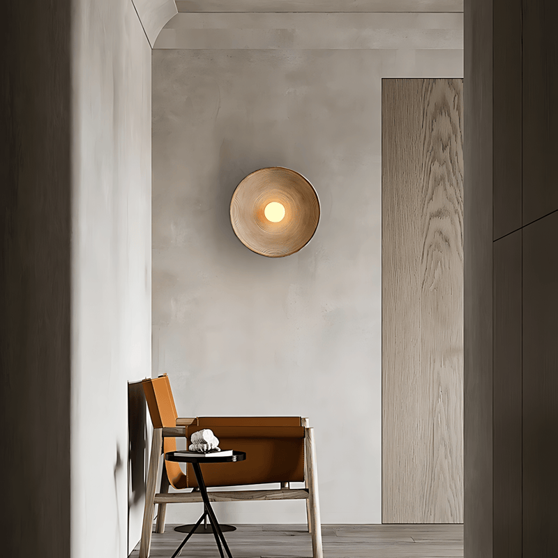 NovaSphere | Elegant Textured Modern Wall Sconce Light Fixture 1