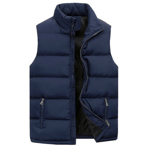 Zane Men's Quilted Puffer Jacket - styled view
