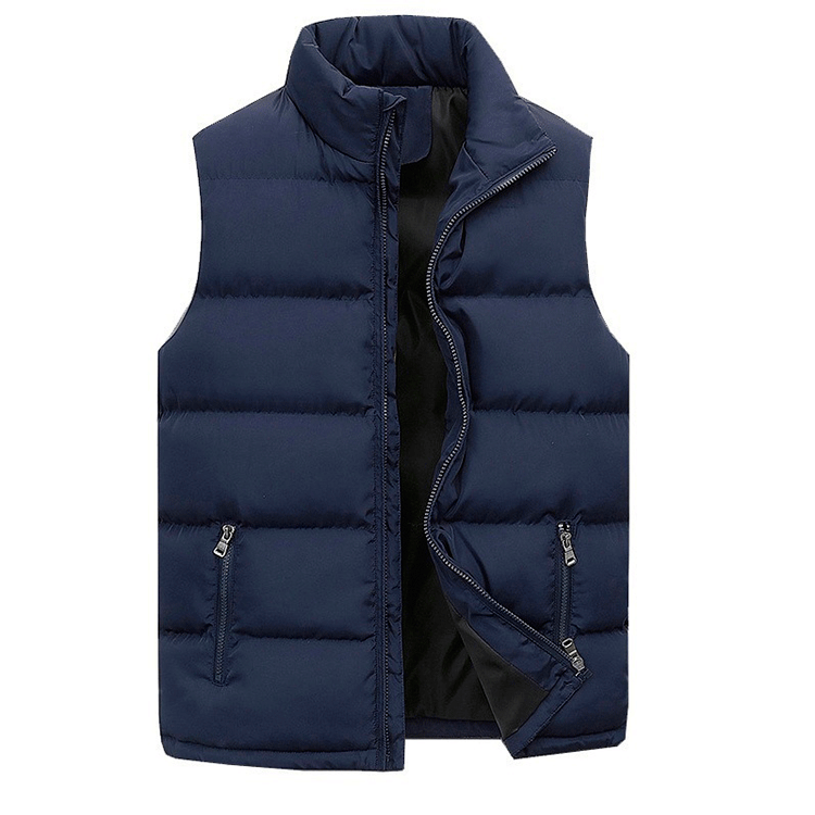 Zane Men's Quilted Puffer Jacket - styled view
