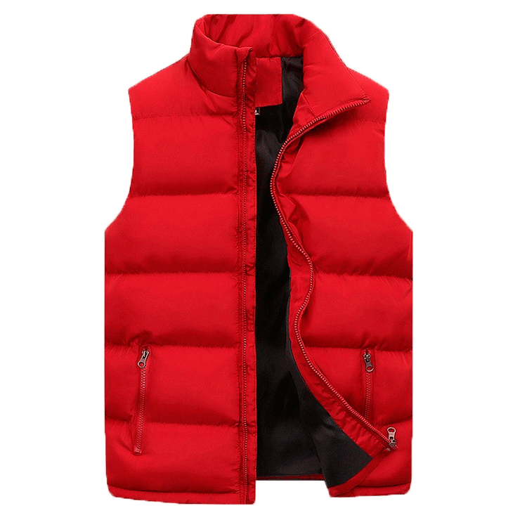 Zane Men's Quilted Puffer Jacket - fabric and finish detail