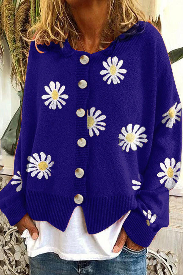 Sienna Women's Floral Sweater - styled view