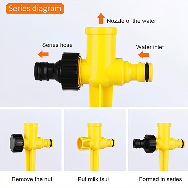 Vale Portable Garden Sprinklers - fabric and finish detail
