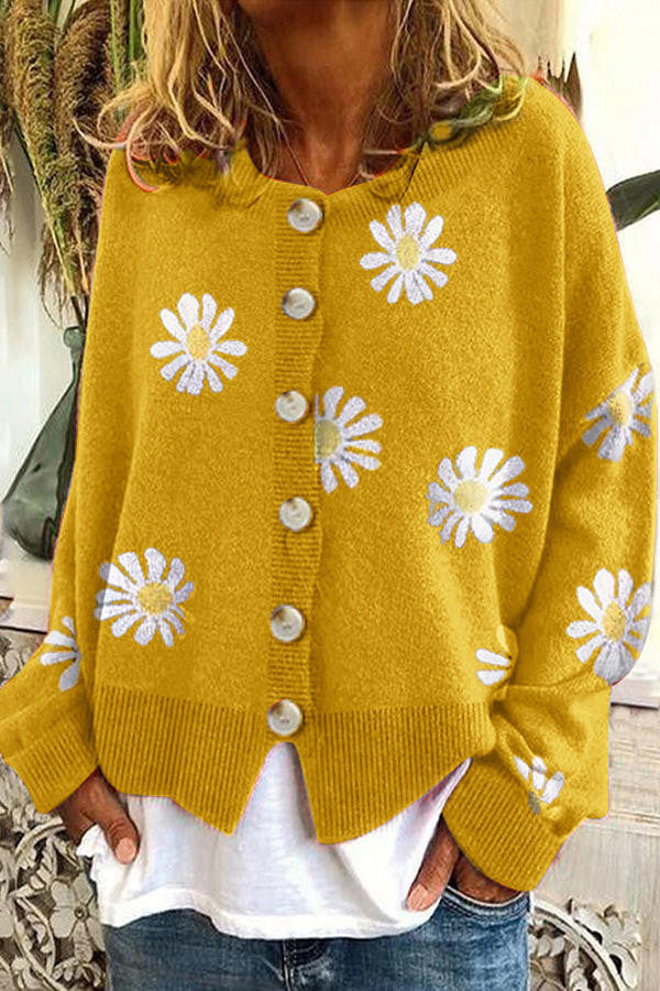 Sienna Women's Floral Sweater - full-length view