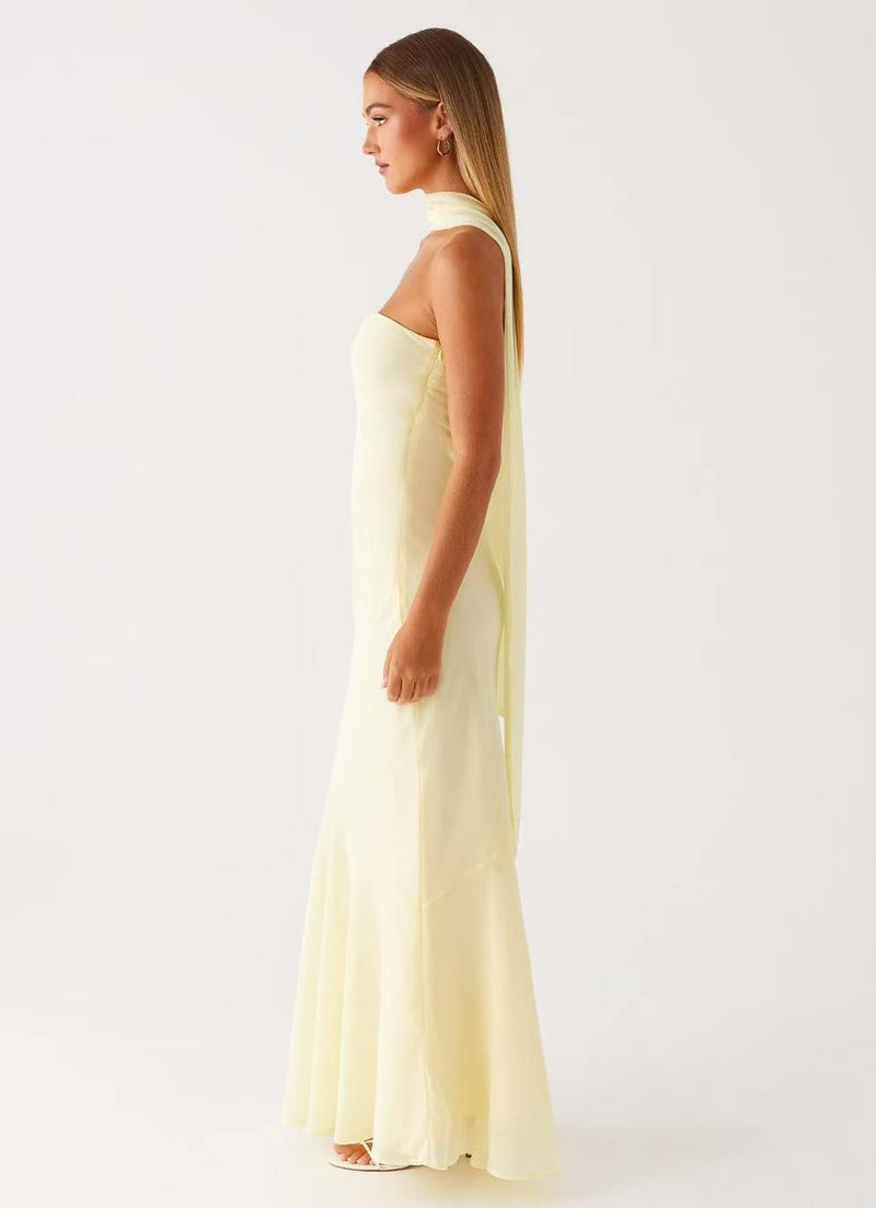 Juliette Women's Maxi Dress - fabric and finish detail