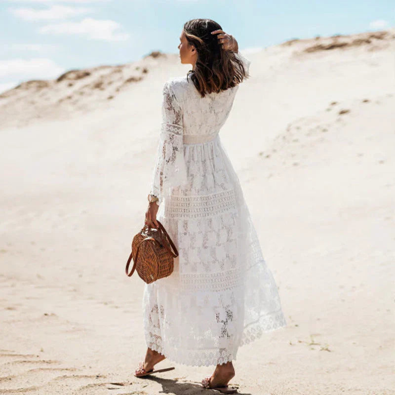 Lena Women's Maxi Dress - styled view