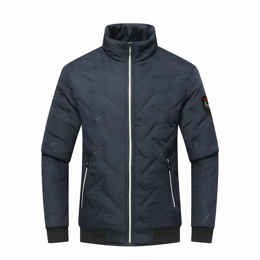 Lachlan Men's Quilted Jacket - styled view