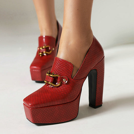 Willa Women's Platform Loafers - front view