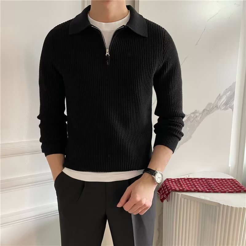 Yves Men's Sweater - flat lay