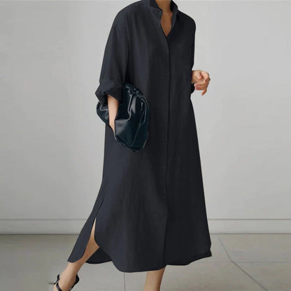 Ottilie Women's Shirt Dress - close-up detail