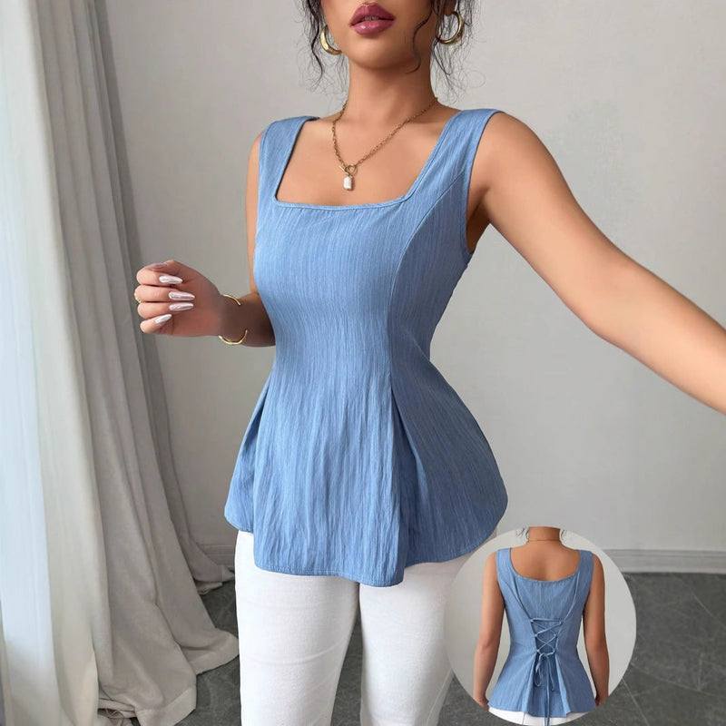 Hattie Women's Top - fabric and finish detail