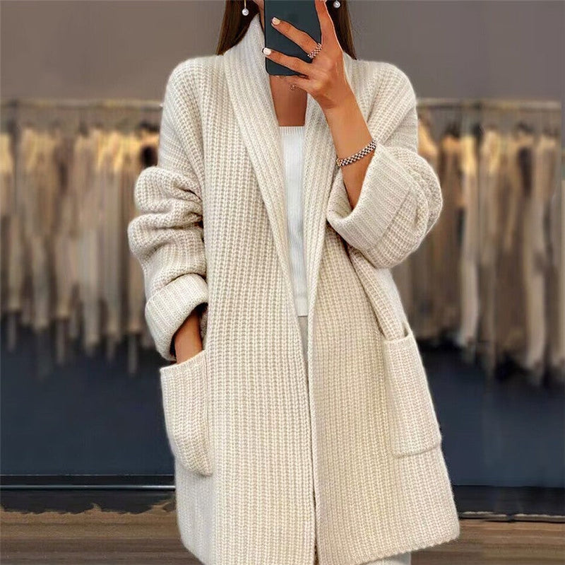 Kaia Women's Oversized Cardigan - front view