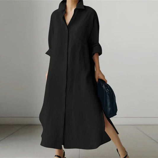 Ottilie Women's Shirt Dress - front view