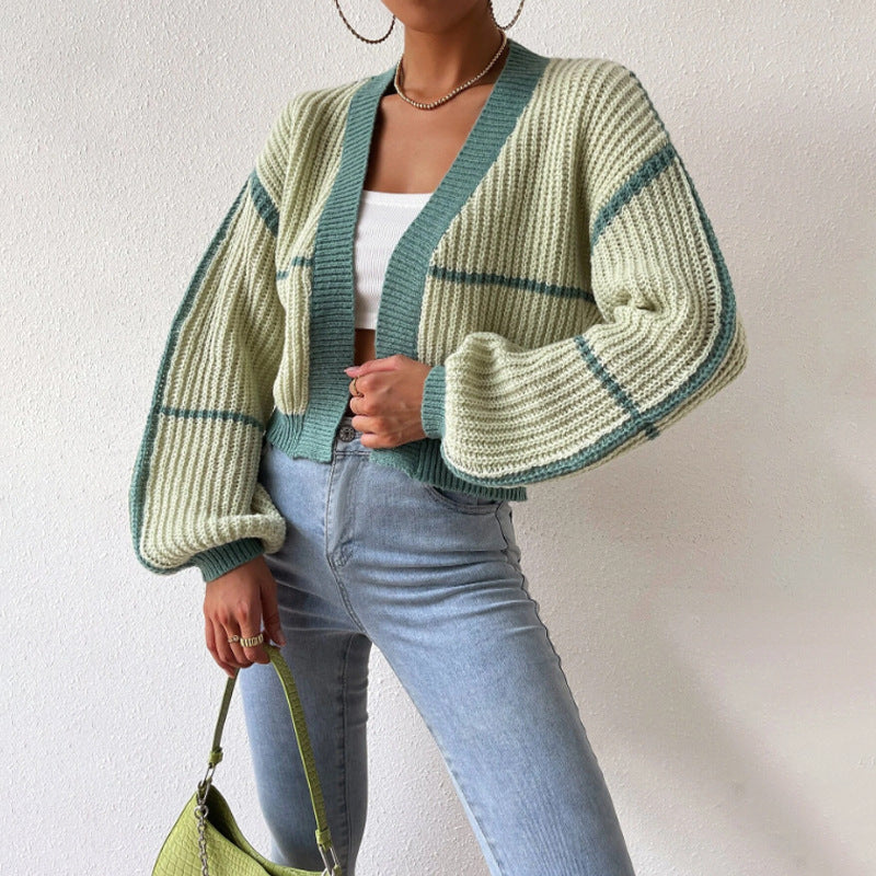 Ava Women's Cardigan | Cropped, Knit