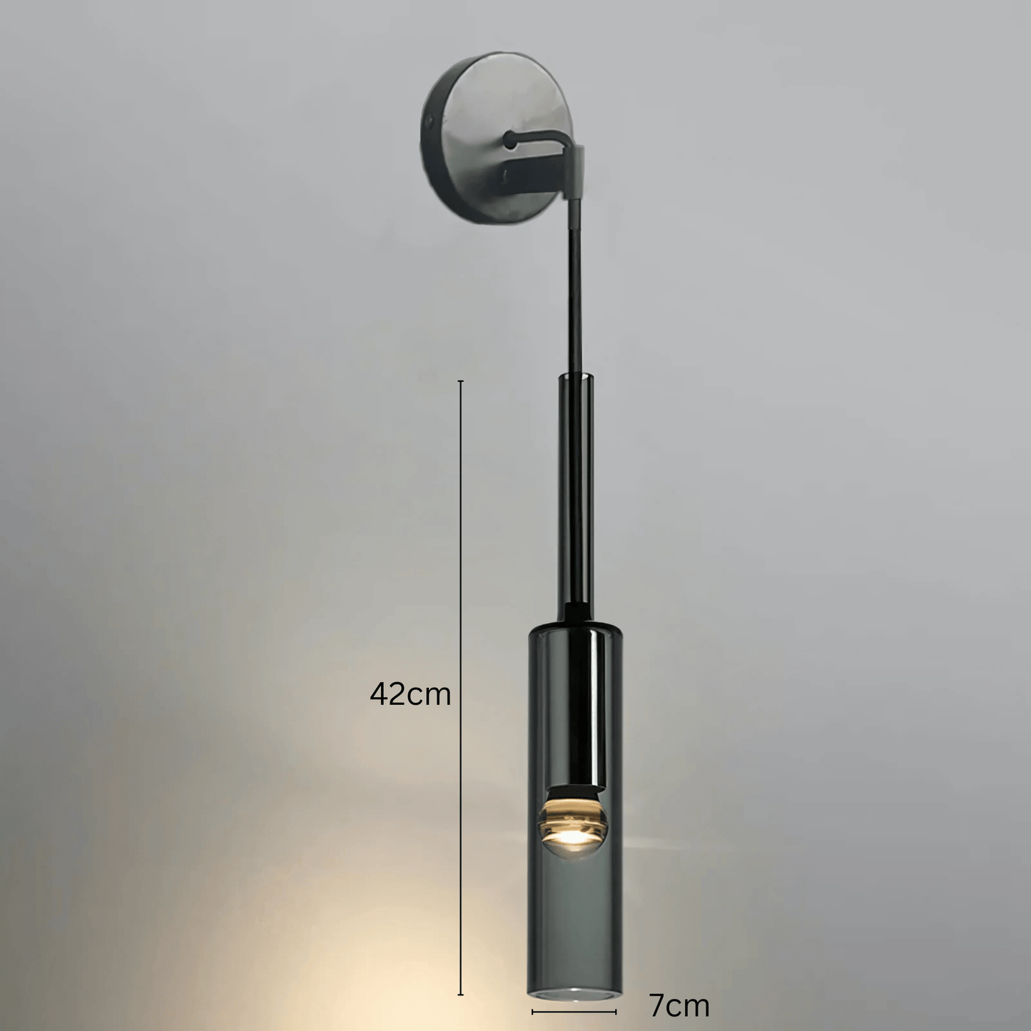 ObsidianGlow | Sleek Black Glass Kitchen Pendant Lighting Fixture 9
