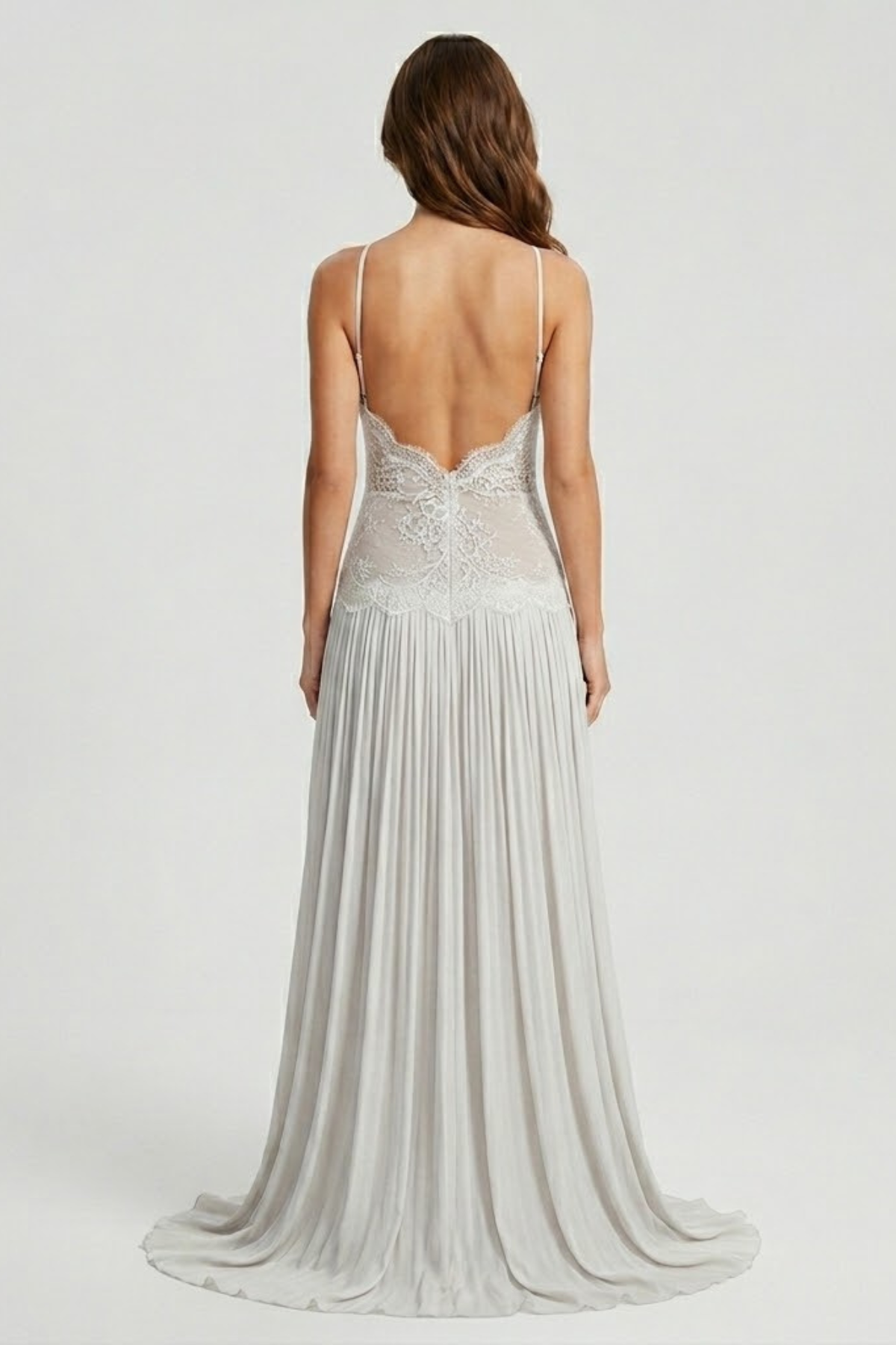 Elsie Women's Pleated Maxi Dress - styled view
