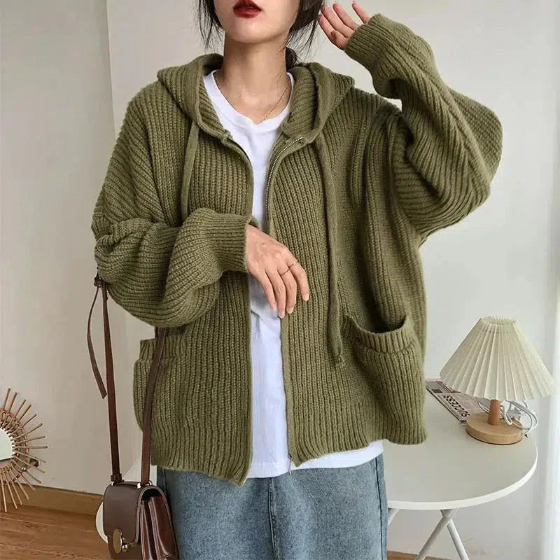 Ottilie Women's Cardigan | Knit, Zip