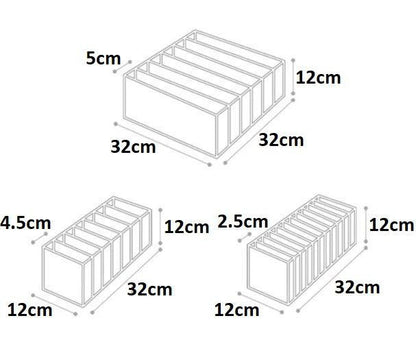 Slate Storage Boxes - flat lay