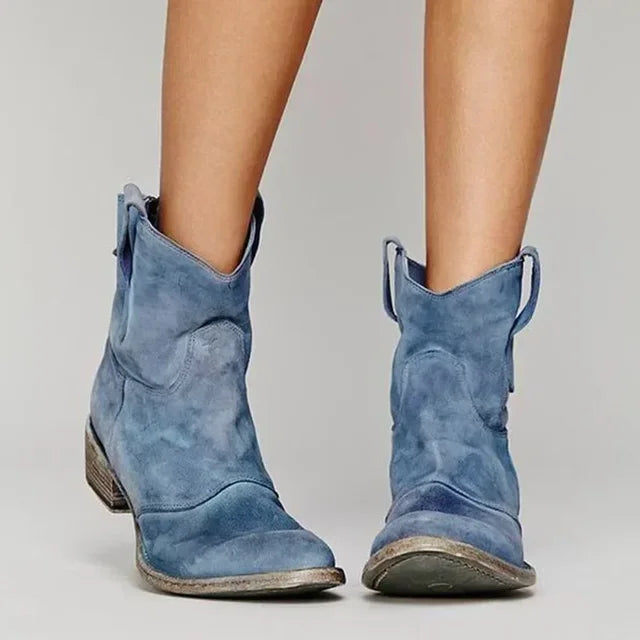 Astrid Women's Ankle Boots - fabric and finish detail