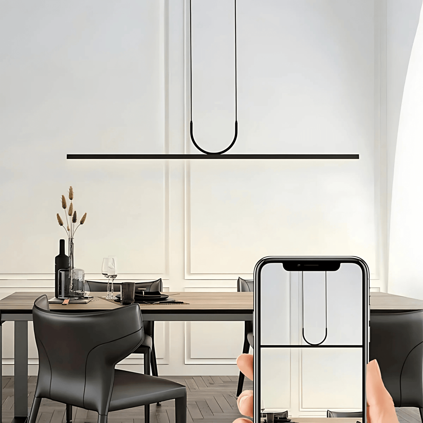 PanoramaLight | Modern Sleek Pendant Lighting for Kitchen Island 4