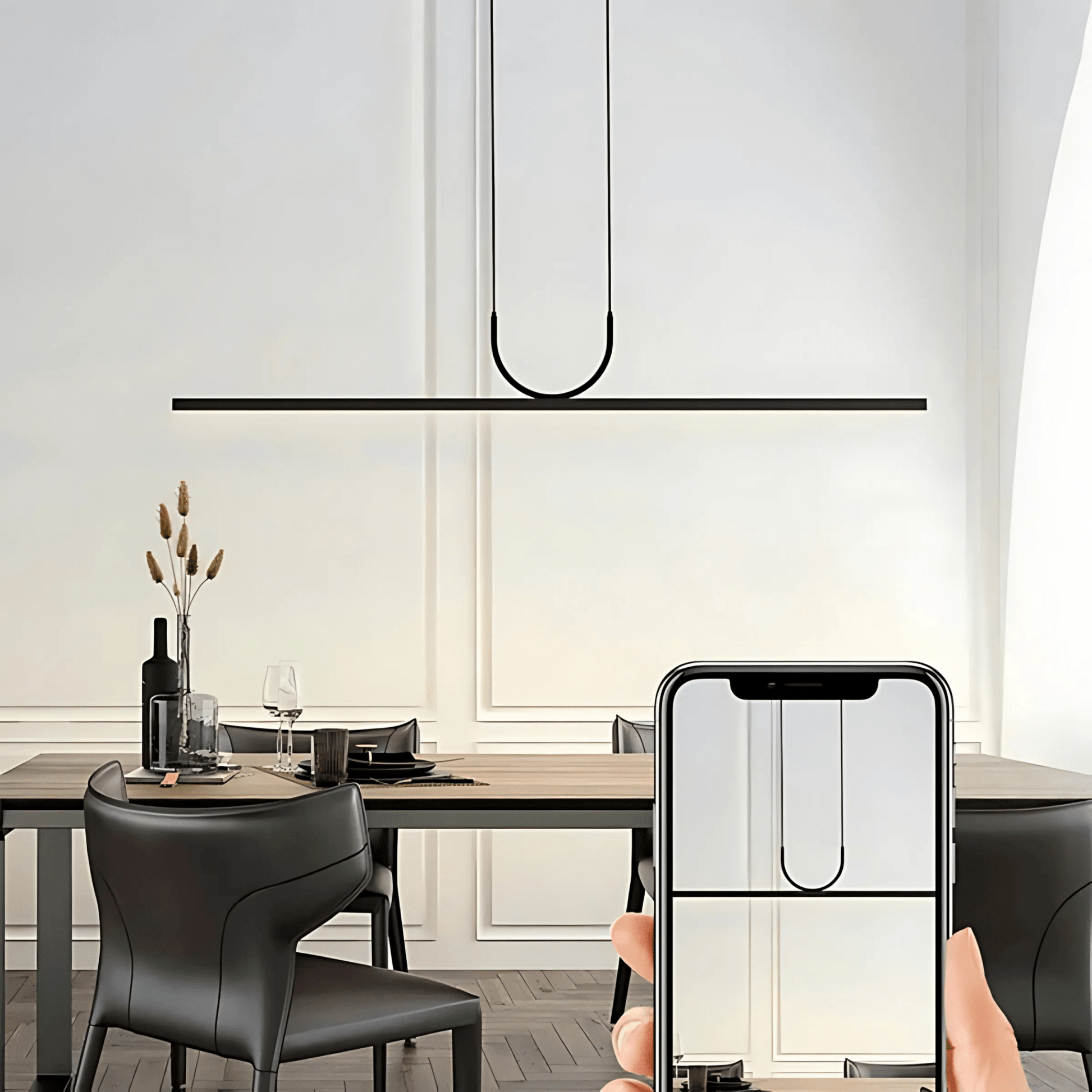 PanoramaLight | Modern Sleek Pendant Lighting for Kitchen Island 4