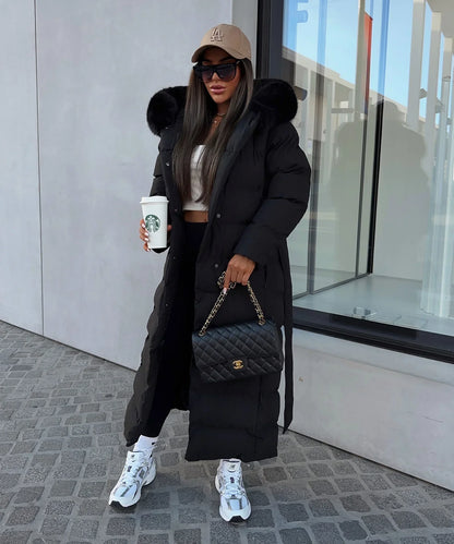 Nadia Women's Puffer Jacket - full-length view