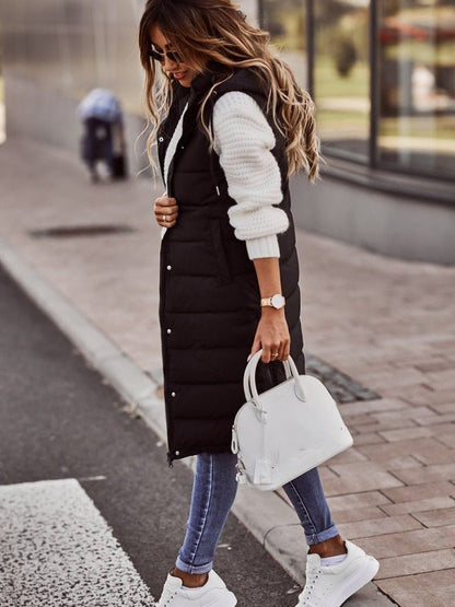 Faye Women's Puffer Jacket - styled view