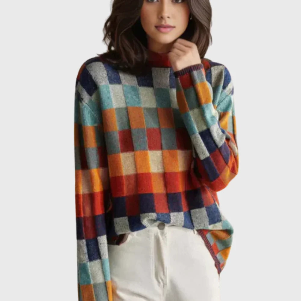 Verity Women's Sweater - fabric and finish detail