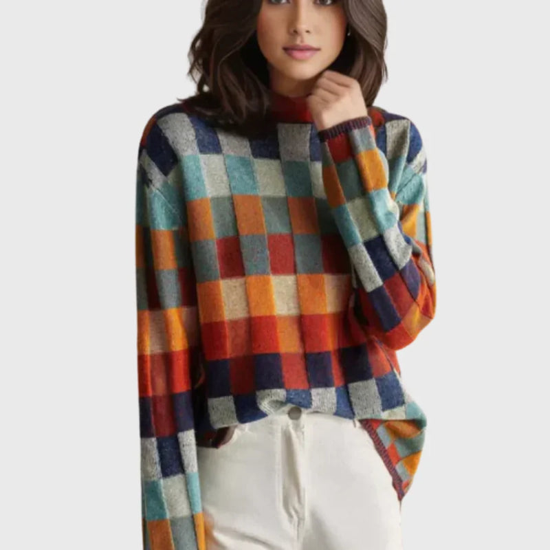 Verity Women's Sweater - fabric and finish detail