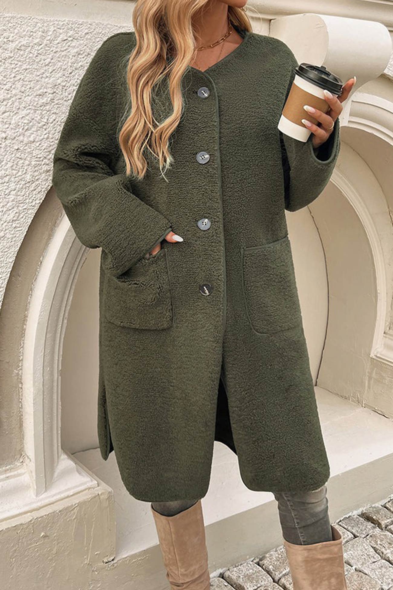 Ava Women's Coat - full-length view