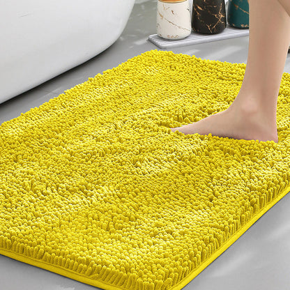 Plush Chenille Bath Mat – Non-Slip Absorbent Bathroom Rug for Comfort and Safety 11
