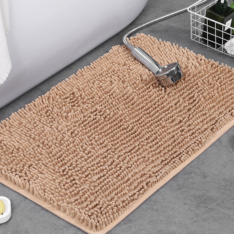 Plush Chenille Bath Mat – Non-Slip Absorbent Bathroom Rug for Comfort and Safety 5