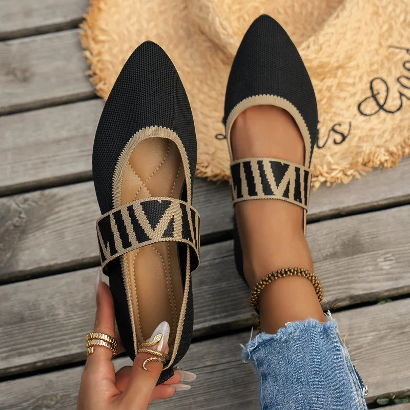 Faye Women's Ballet Flats - close-up detail