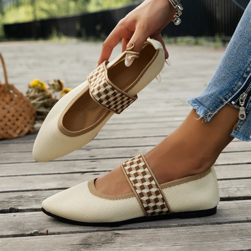 Faye Women's Ballet Flats - shown in use