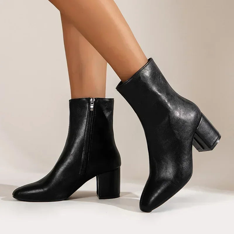 Odette Women's Ankle Boots - styled view