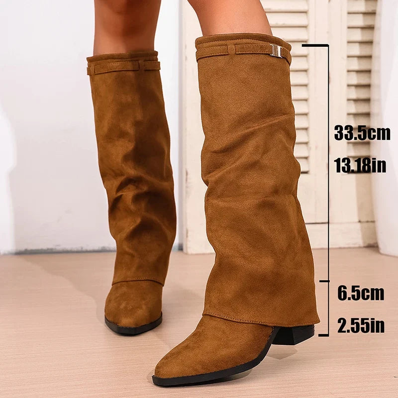 Tallulah Women's Knee-high Boots - close-up detail
