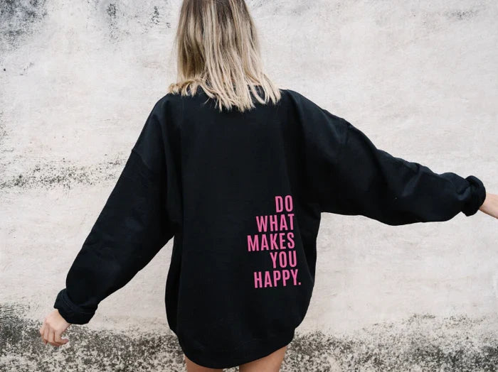 June Women's Oversized Hoodie - back view