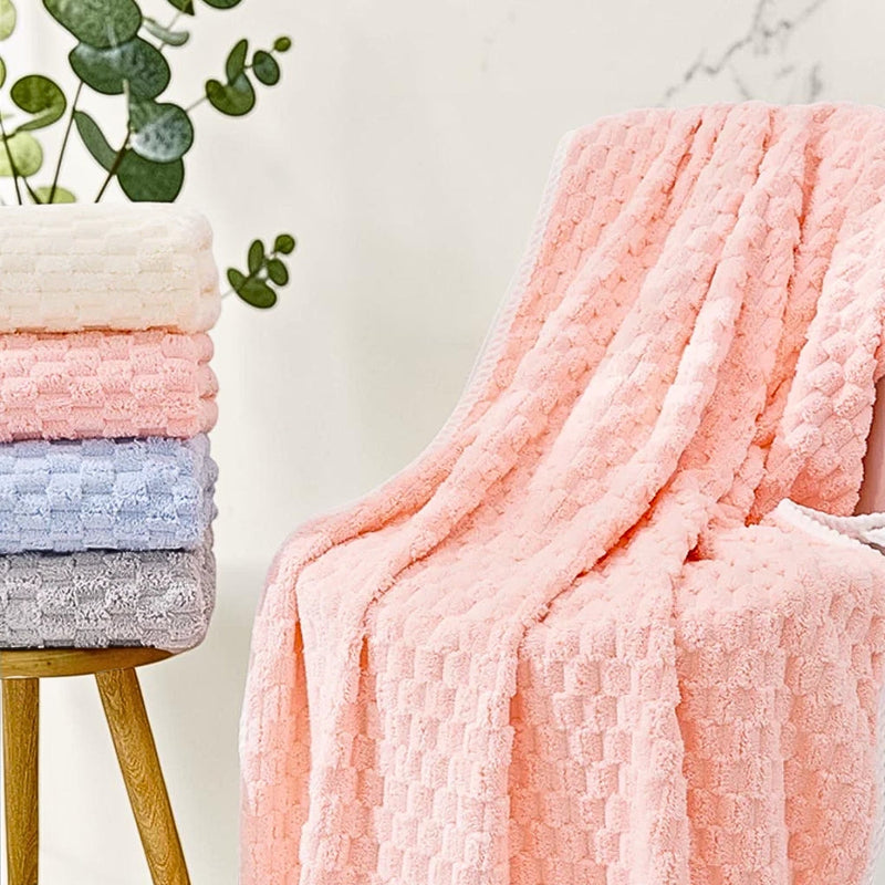 Soft Fleece Towel Set | 2-Piece, Hanging Loop