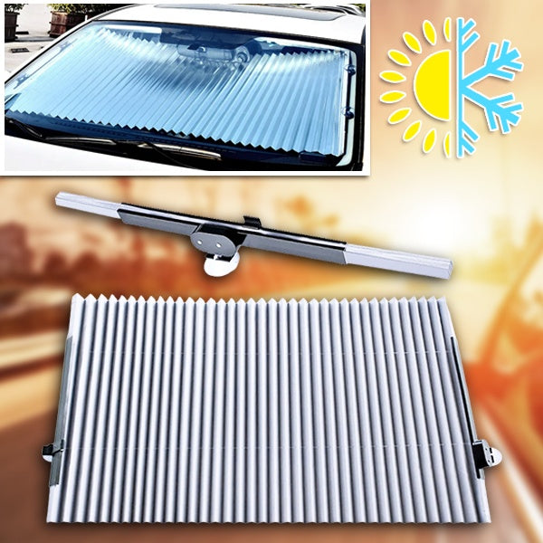 Linden Portable Car Sunshade - styled view