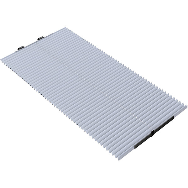 Linden Portable Car Sunshade - fabric and finish detail