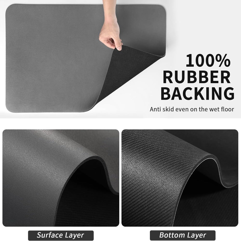 Quick Dry Kitchen Dish Mat – Highly Absorbent Diatomite for Fast Drying 2