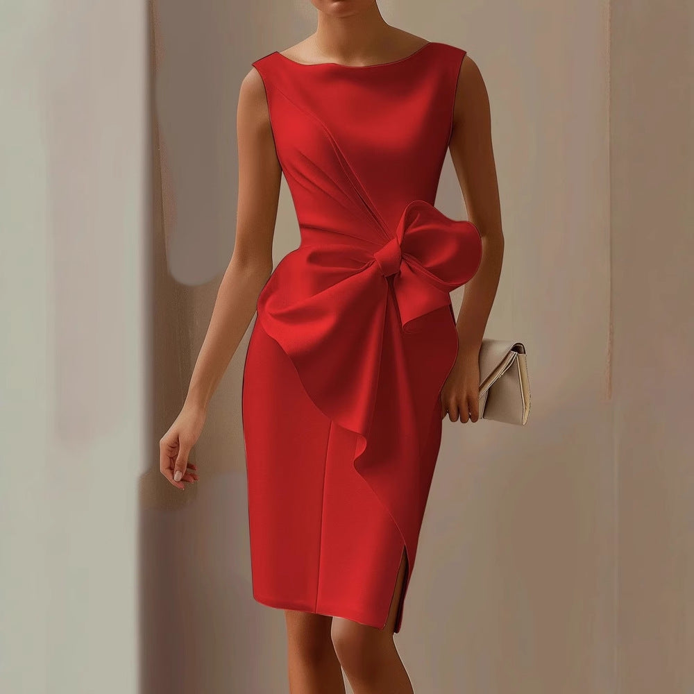 Juliette Women's Asymmetric Dress - back view