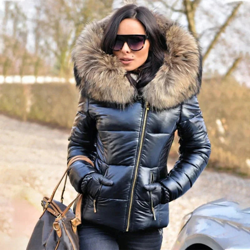 Ivy Women's Puffer Jacket | Faux Fur