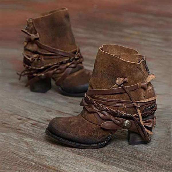 Kira Women's Ankle Boots | Cowboy, Retro, High Heel