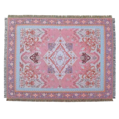 Bohemian Aztec Reversible Tapestry Throw