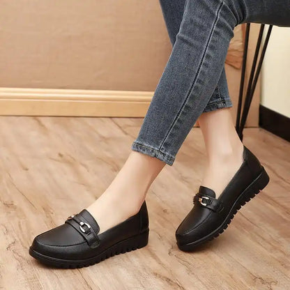 Ruby Women's Loafers - fabric and finish detail