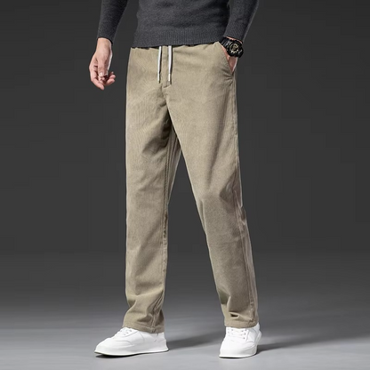 Nolan Men's Trousers - fabric and finish detail