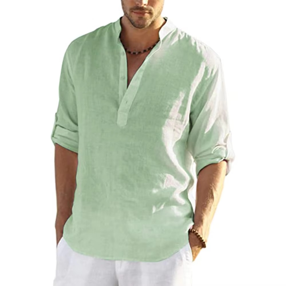 Hugo Men's Linen Shirt - back view