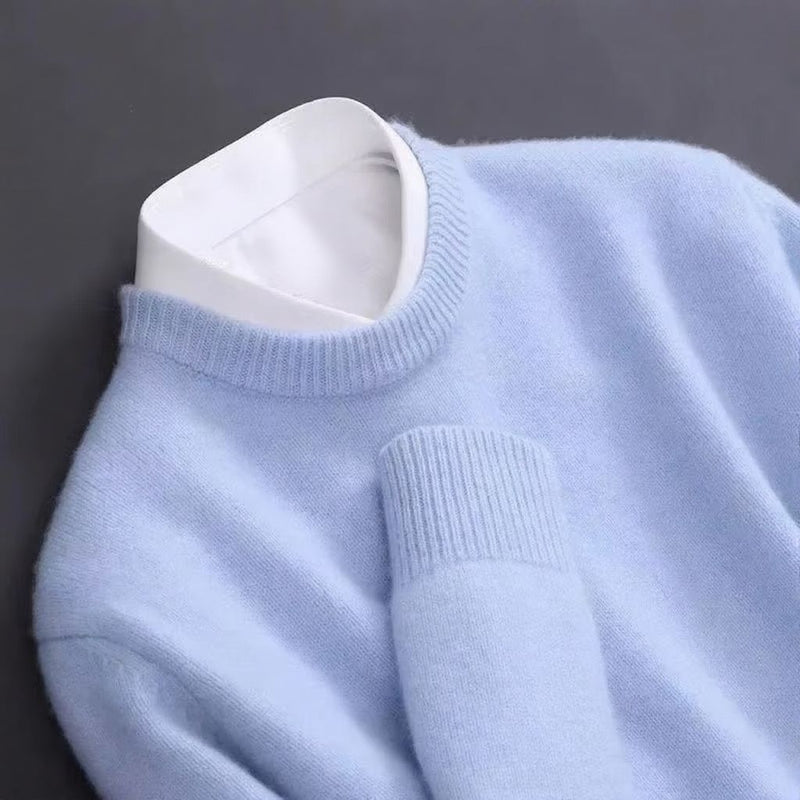 Caleb Men's Oversized Sweater - back view