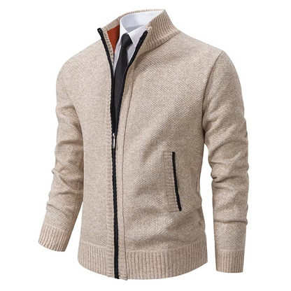 Quill Men's Cardigan - styled view