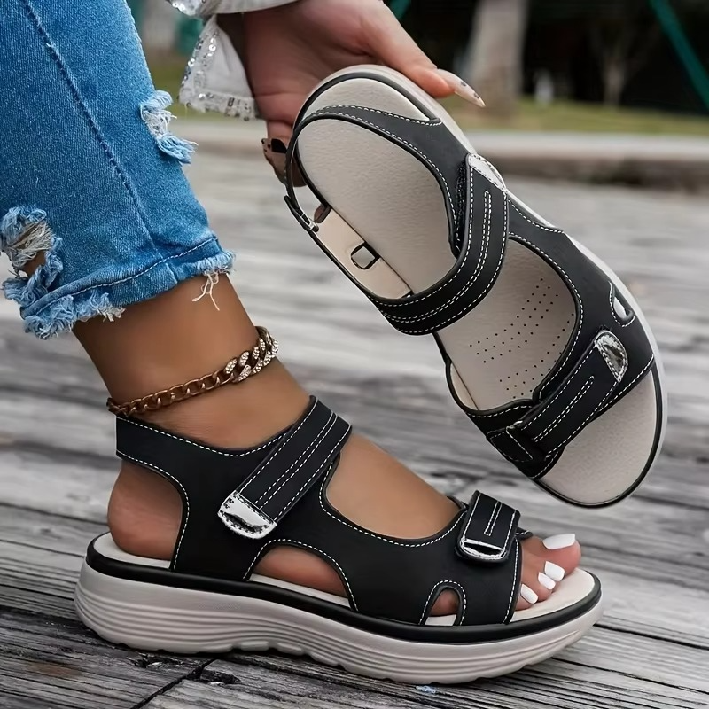 June Women's Platform Sandals - fabric and finish detail